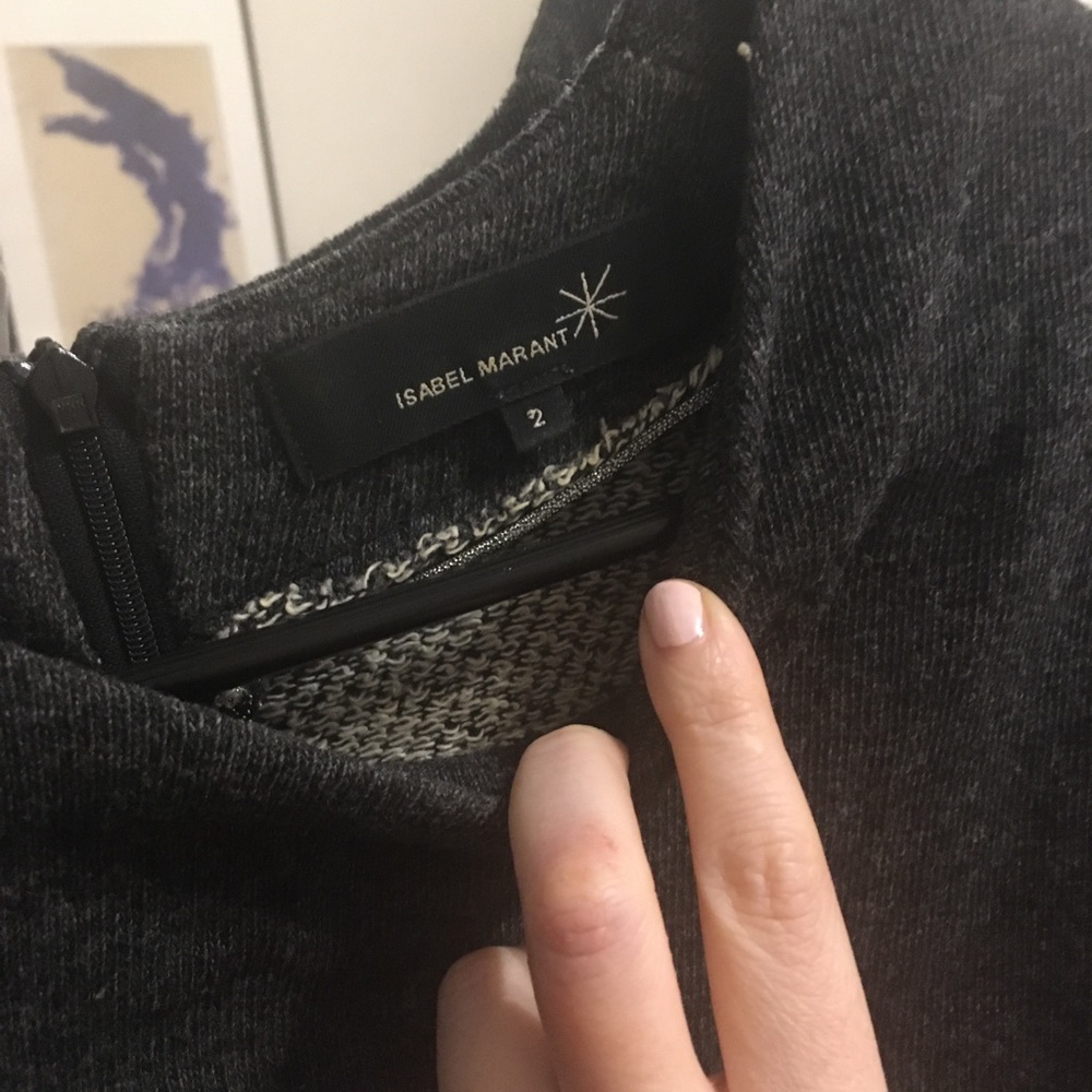 Isabel Marant wool gray dress